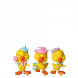 sujet décor plastique de pâques