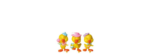 sujet décor plastique de pâques