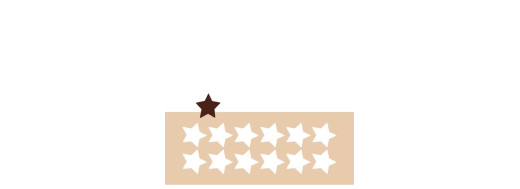 Chablon  étoile 5 cm