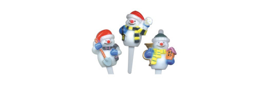 Bonhomme de neige joyeux