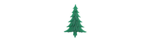 Sapin plat vert