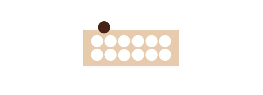 pochoir chocolat