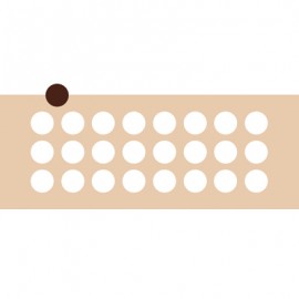 pochoir chocolat