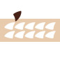 Chablon triangle glace 7 cm Chablon triangle glace 7 cm