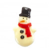 bonhomme de neige en chocolat