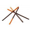 Batonnet chocolat trempé orangé