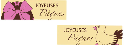 plaquette chocolat décoration pour pâques Manudecors
