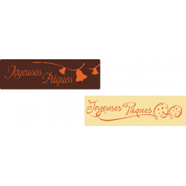 plaquette decors chocolat serigraphie