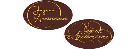 Anniversaire rectangle