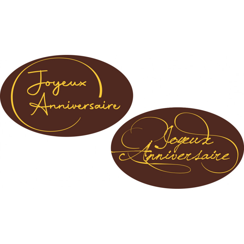 Anniversaire rectangle