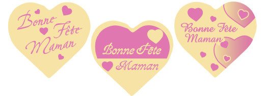 plaquette decors chocolat serigraphie