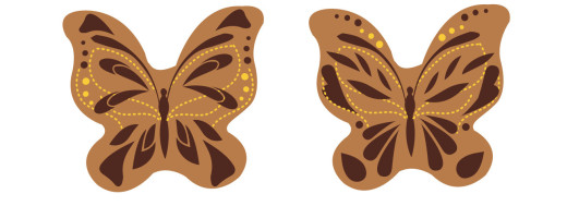 papillon chocolat