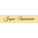 Anniversaire texte blanc