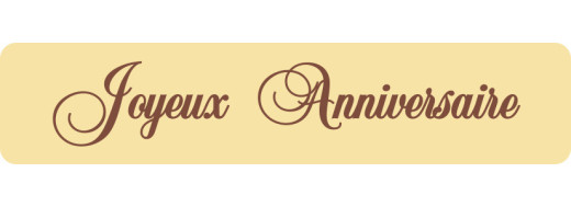 Décorations alimentaires chocolat Anniversaire