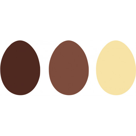 Assortiment petits oeufs chocolat