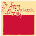 Carte a gratter anniversaire