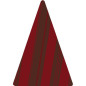 Triangle déco rayures