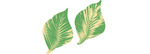 Feuilles vertes  petit modèle