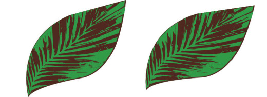 Feuilles  vertes mini 