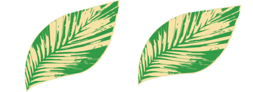 Feuilles  vertes mini