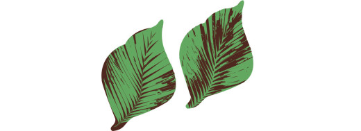Feuilles vertes  petit modèle