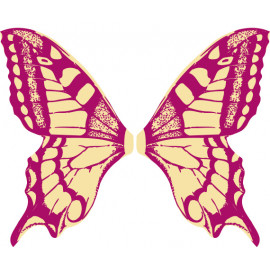 plaquette decors ailes de papillons en chocolat / Manudecors