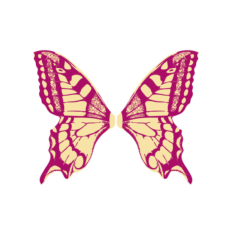 plaquette decors ailes de papillons en chocolat / Manudecors