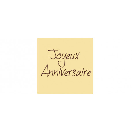 anniversaire