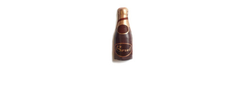 bouteille en chocolat