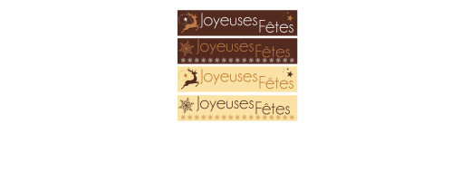 Barette Joyeuses Fêtes