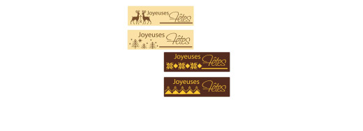 Etiquette Joyeuses Fêtes