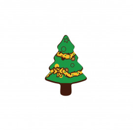Sapin aux guirlandes