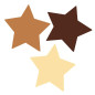 Etoiles 3 chocolat