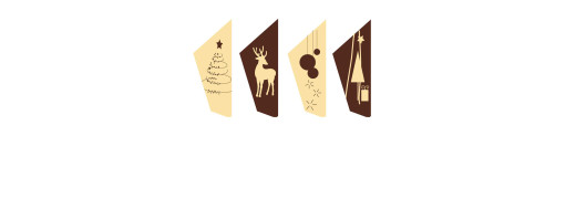 décors en chocolat noel