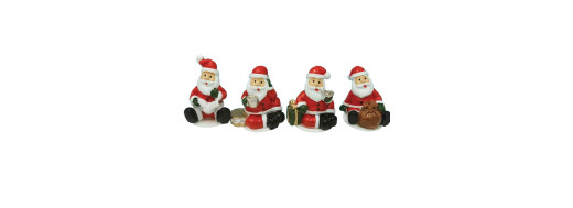 pere noel résine