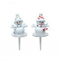 Assortiment Bonhomme de neige tout blanc