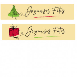 joyeuses fêtes colorées