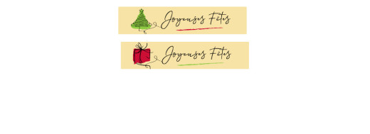 joyeuses fêtes colorées