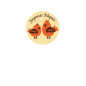 PLAQUETTE DECORS PAQUES PIOU PIOU