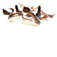 feuilles en chocolat