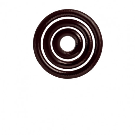 Anneaux chocolat noir