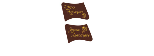 plaquette anniversaire