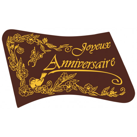 PLAQUETTE ANNIVERSAIRE