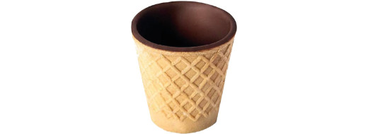 Cup gaufrette chocolat