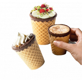Cup gaufrette chocolat