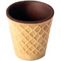 Cup en chocolat et en gaufrette 12 Pièces