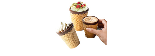 Cup gaufrette chocolat