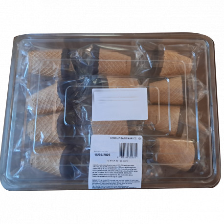 Cup en chocolat et en gaufrette 12 Pièces