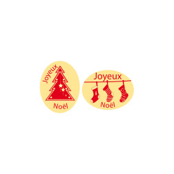 Plaquette chocolat décors pour les fêtes de noël, décoration pour bûches