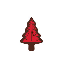 Plaquette chocolat décors pour les fêtes de noël, décoration pour bûches